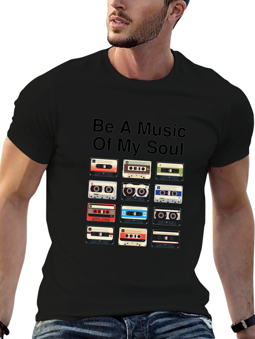 Music Cassette Tape Graphic Tee