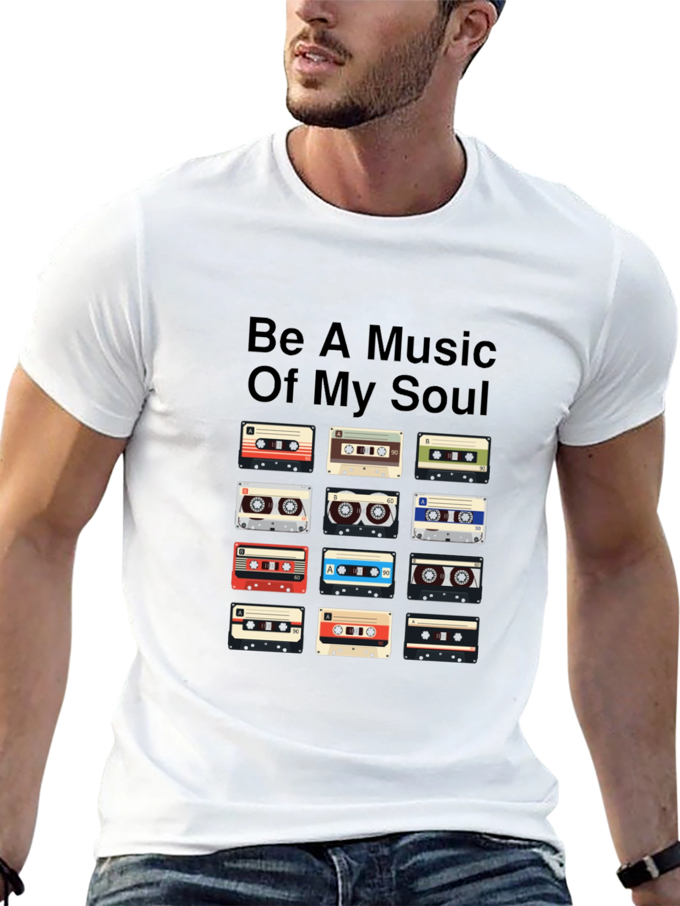 Music Cassette Tape Graphic Tee