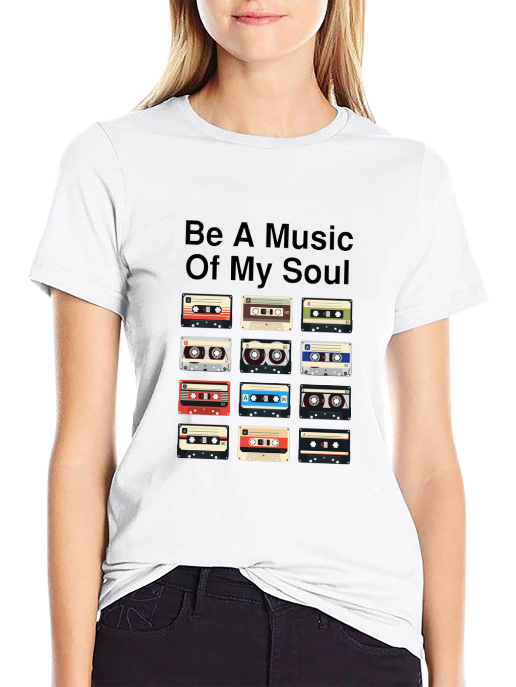 Music Cassette Tape Graphic Tee