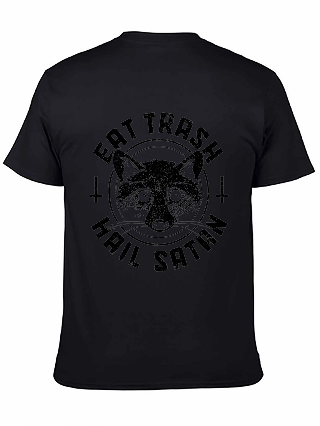 Eat Trash Hail Satan Raccoon T-Shirt
