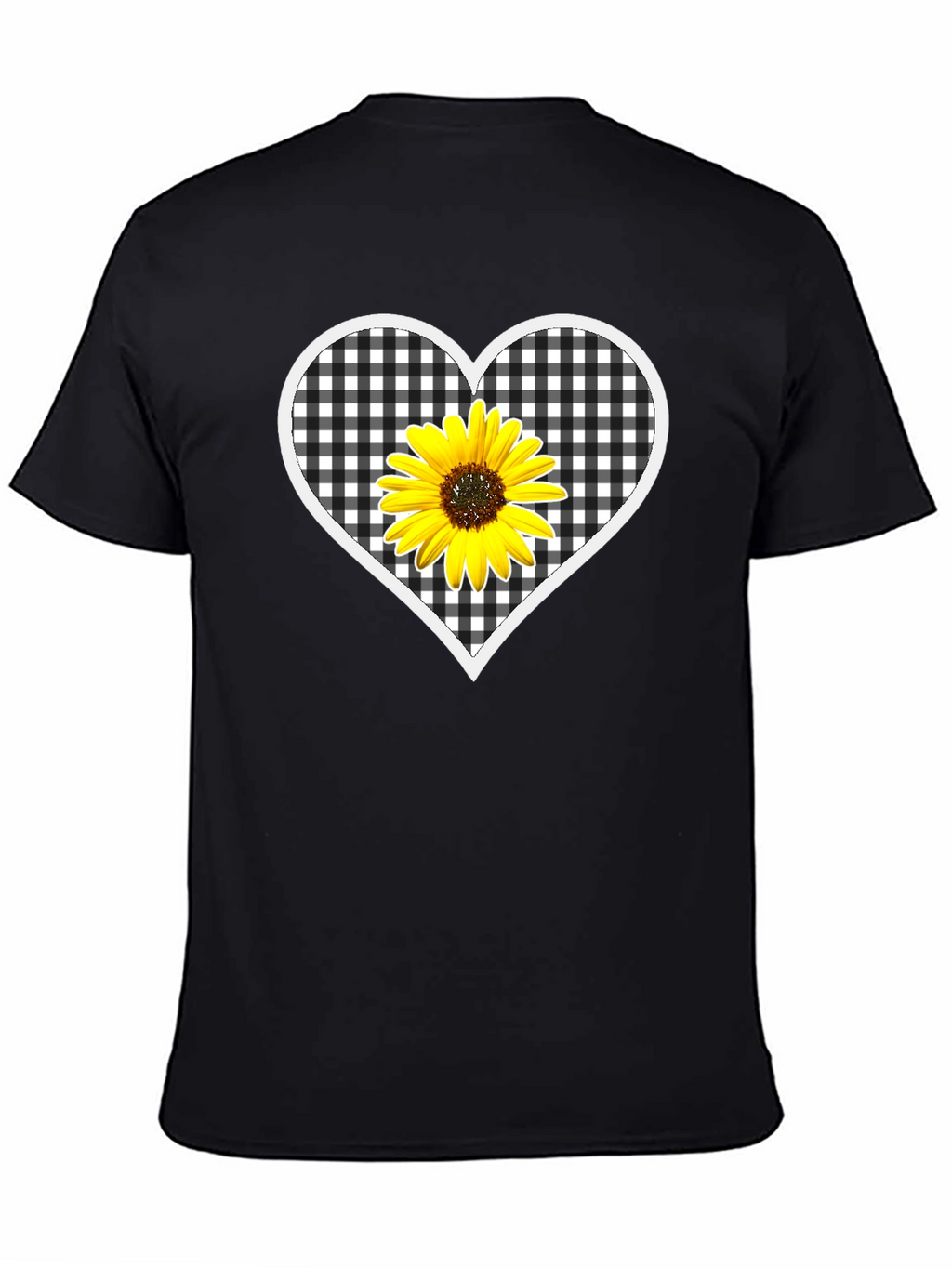 Sunflower Heart Graphic T-Shirt
