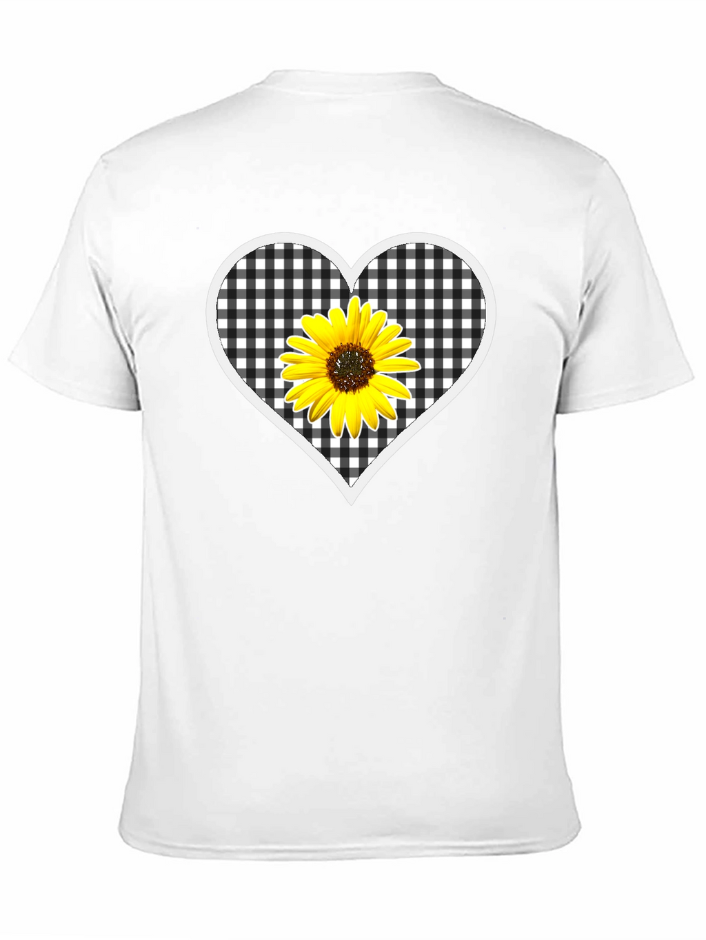 Sunflower Heart Graphic T-Shirt
