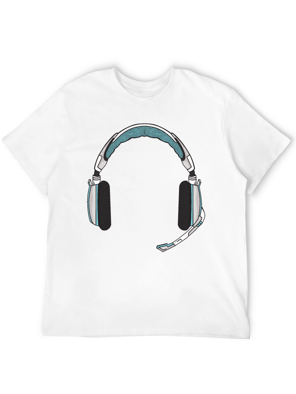 Gaming Headset Graphic Tee - Gamer Style Shirt