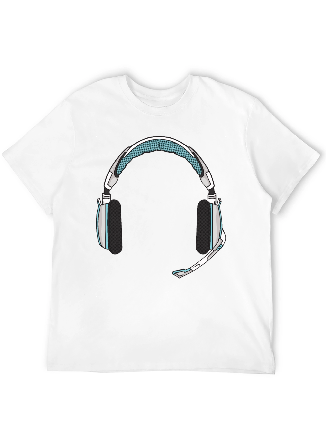 Gaming Headset Graphic Tee - Gamer Style Shirt