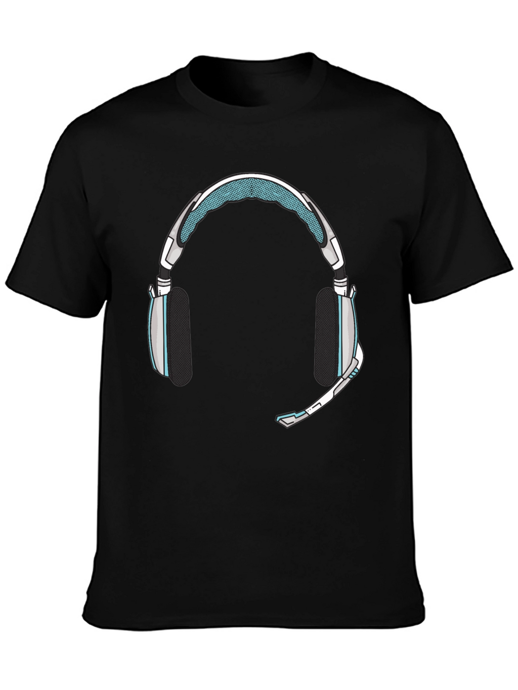 Gaming Headset Graphic Tee - Gamer Style Shirt