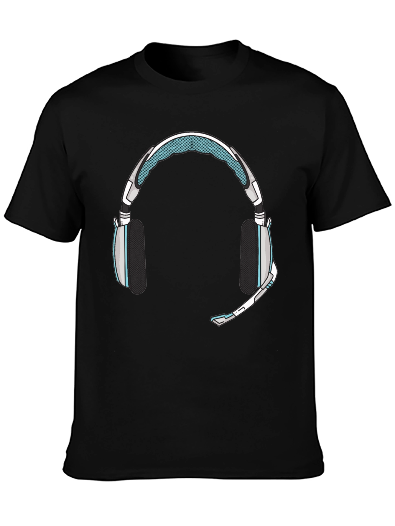 Gaming Headset Graphic Tee - Gamer Style Shirt