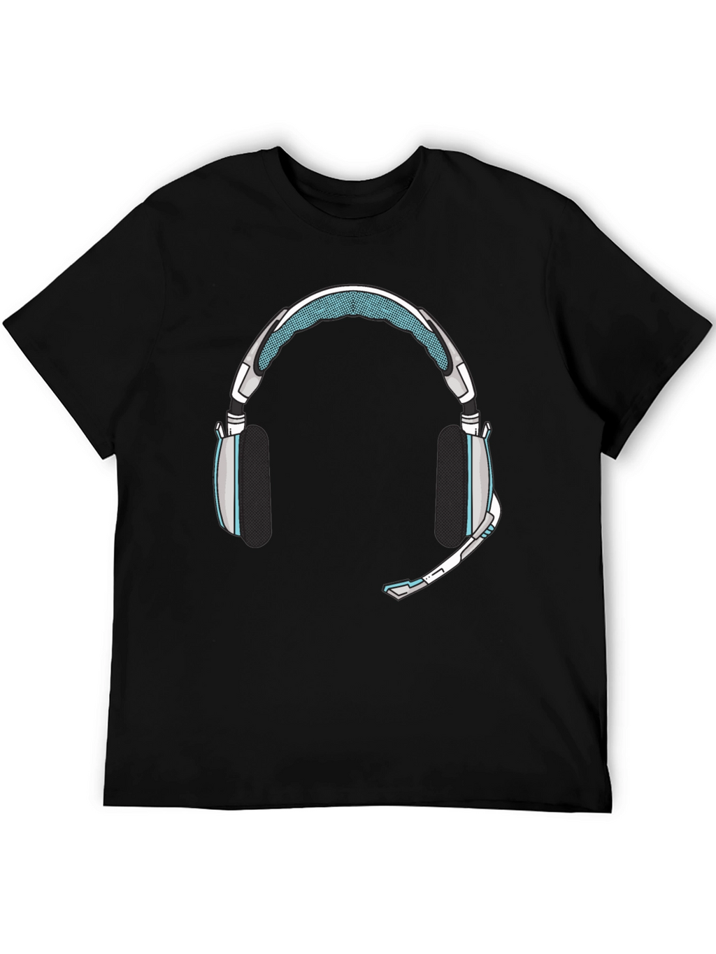 Gaming Headset Graphic Tee - Gamer Style Shirt