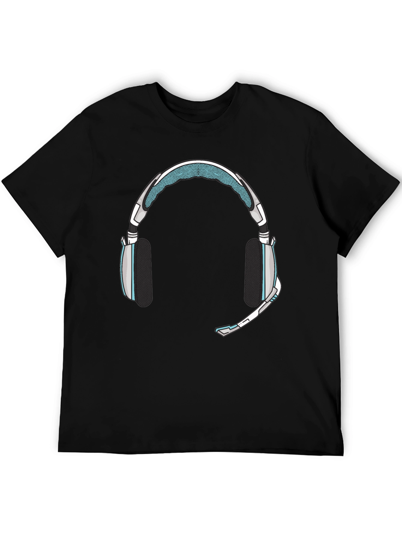 Gaming Headset Graphic Tee - Gamer Style Shirt