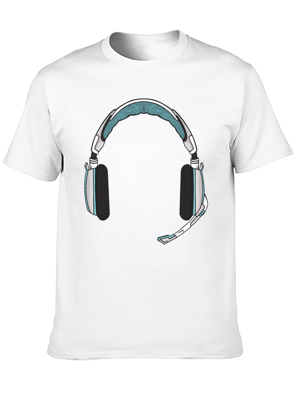 Gaming Headset Graphic Tee - Gamer Style Shirt