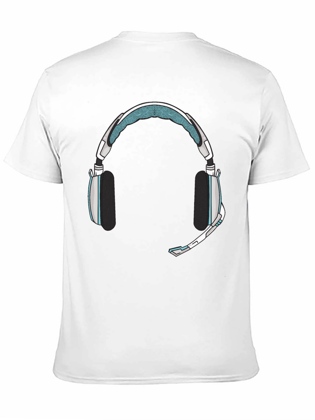 Gaming Headset Graphic Tee - Gamer Style Shirt