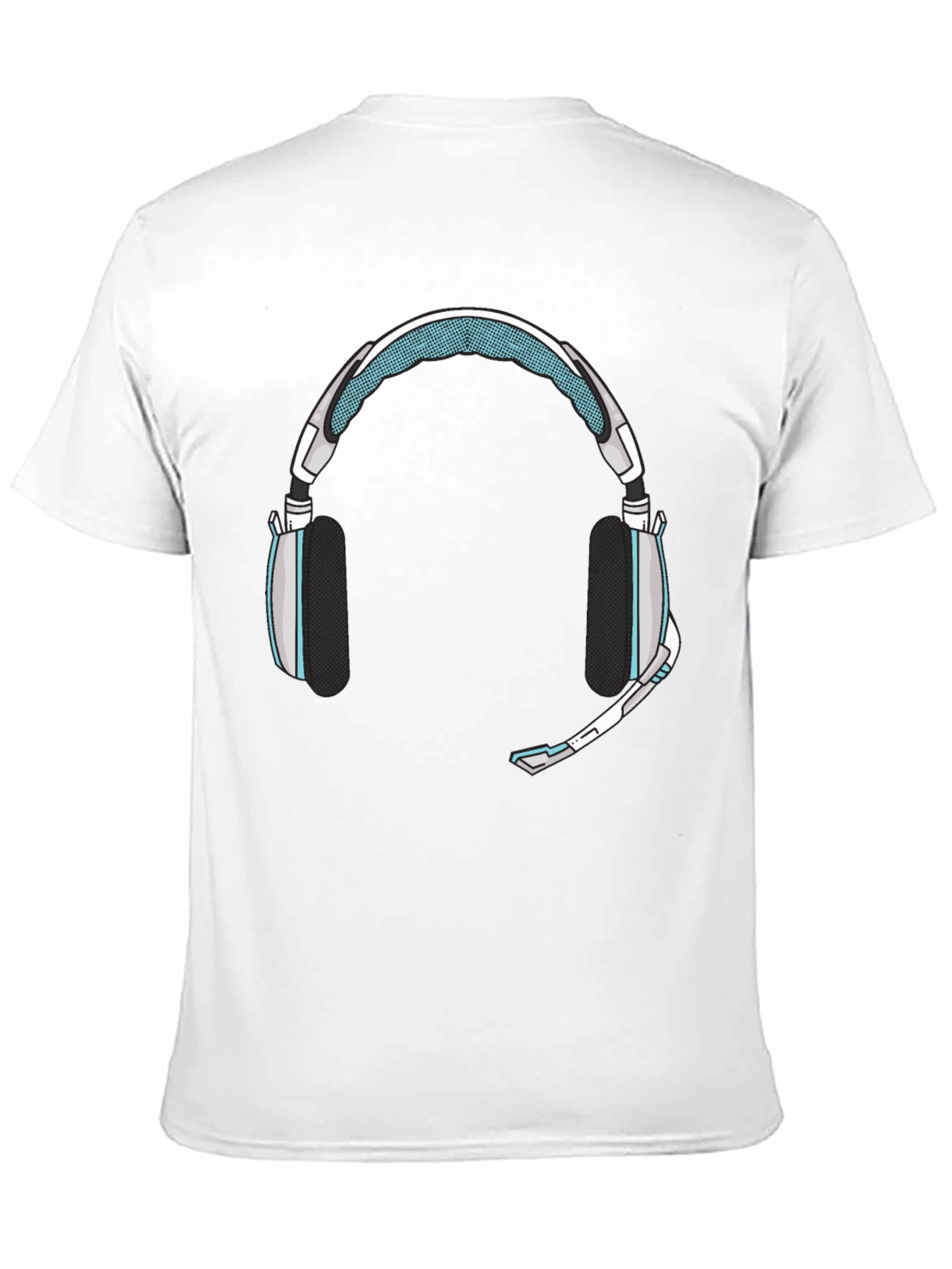 Gaming Headset Graphic Tee - Gamer Style Shirt