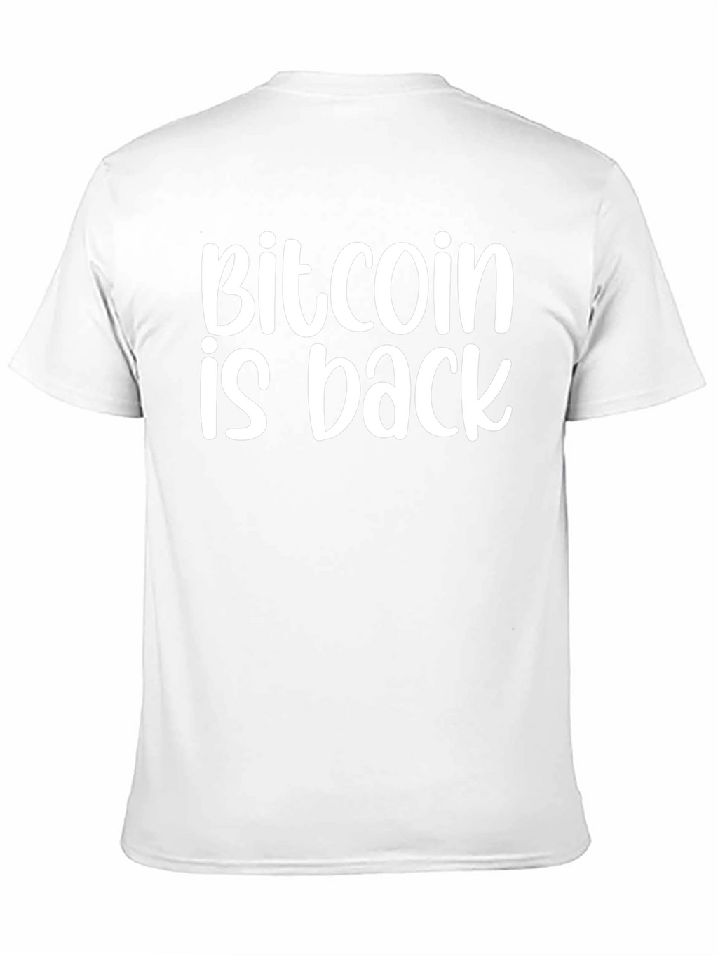 Bitcoin is Back Black T-Shirt