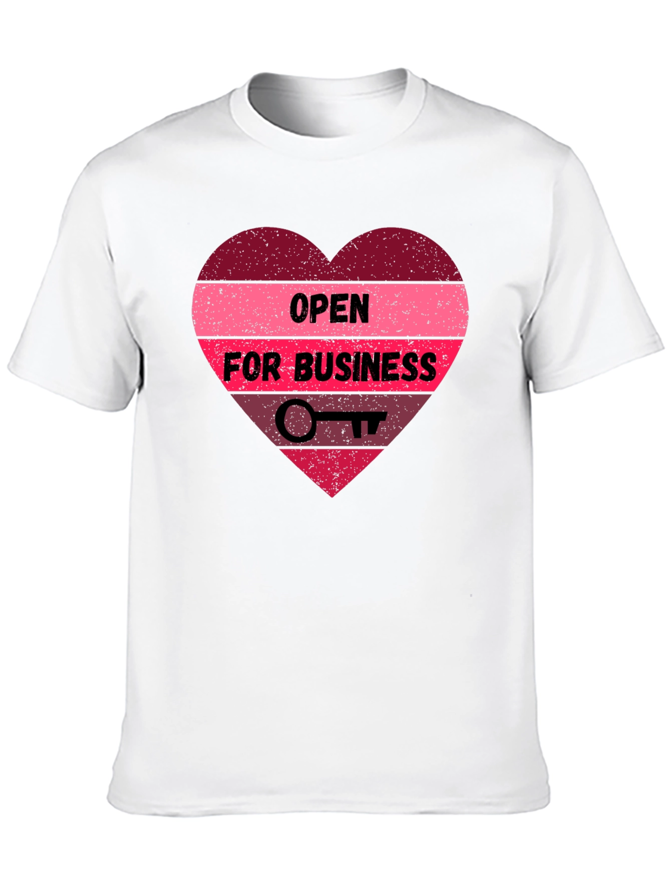 Open for Business Heart Graphic Tee