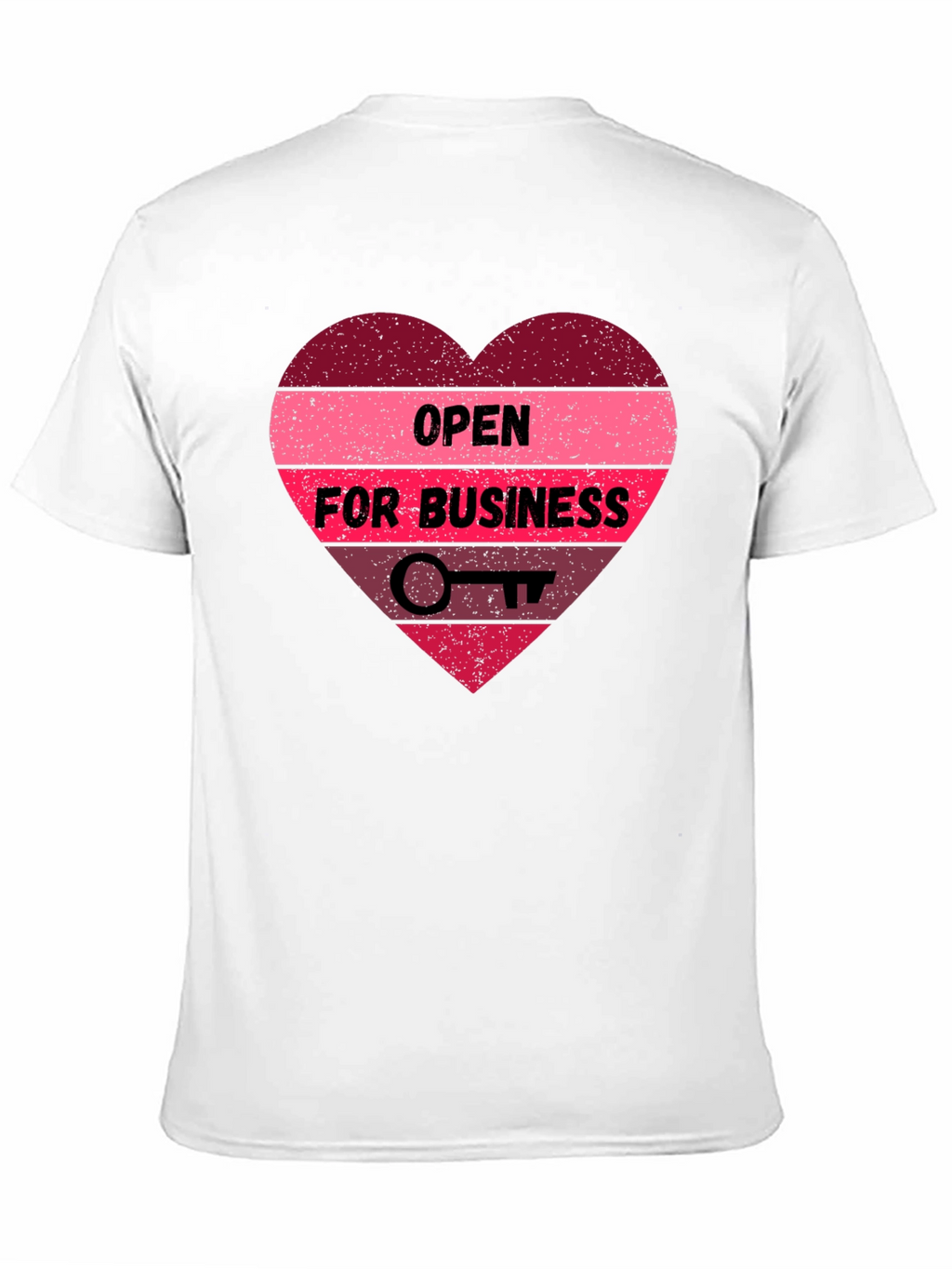 Open for Business Heart Graphic Tee