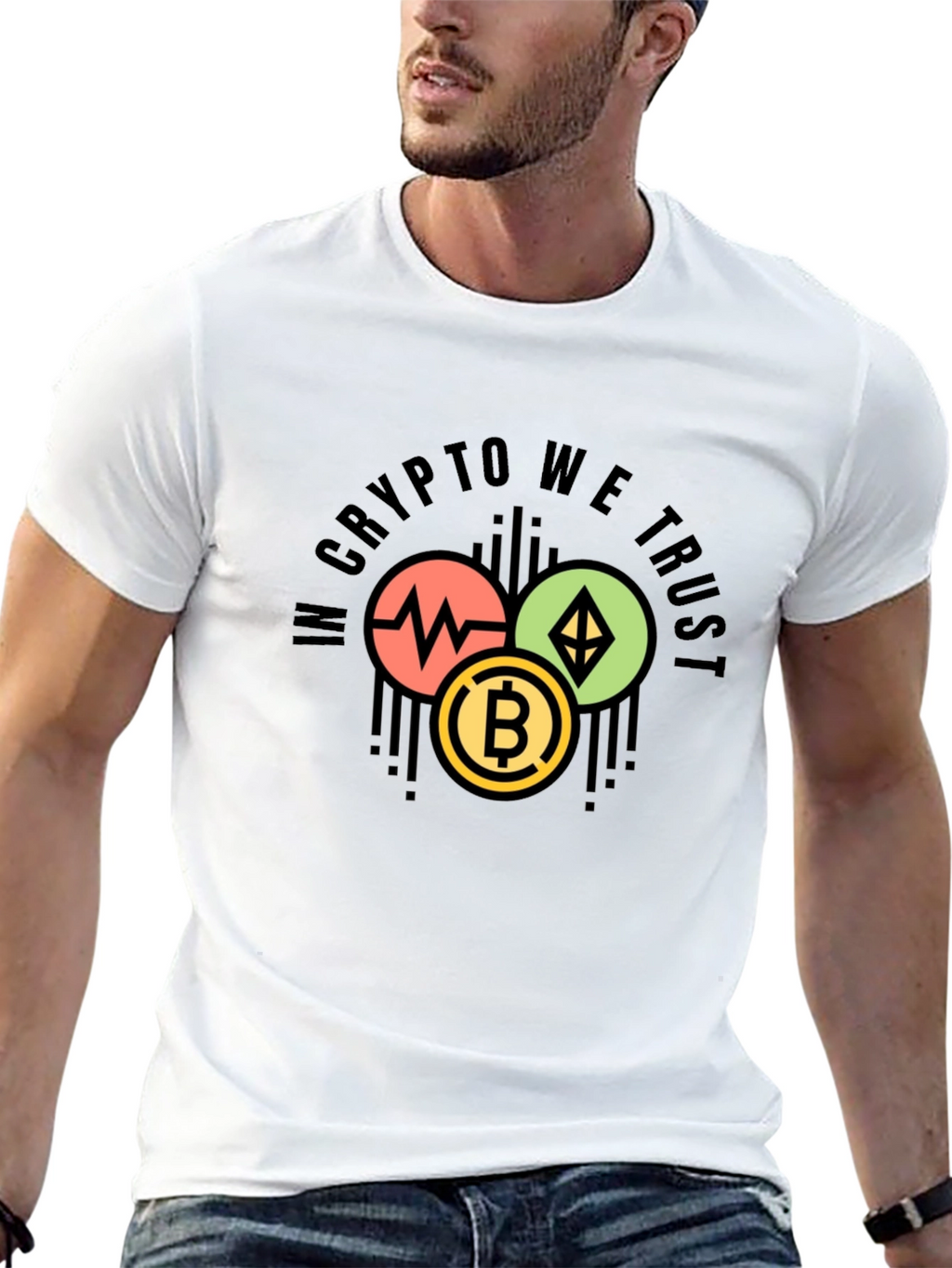 Crypto We Trust Graphic Tee - Black