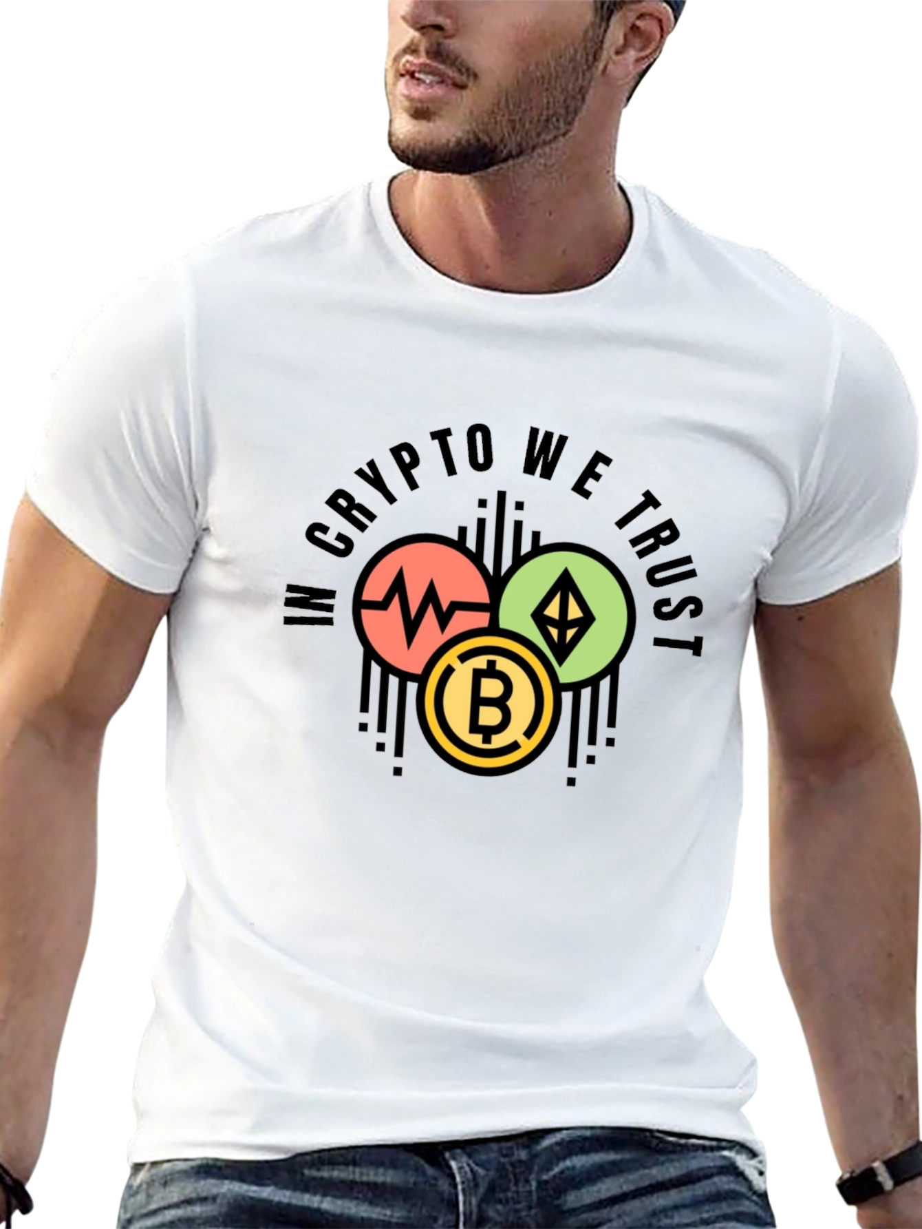 Crypto We Trust Graphic Tee - Black