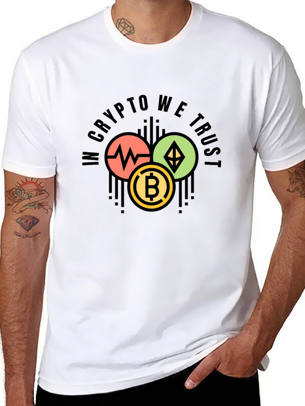 Crypto We Trust Graphic Tee - Black