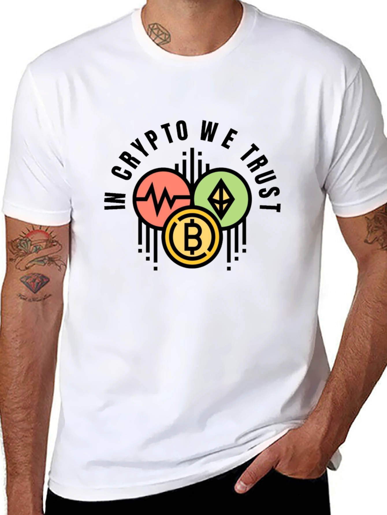 Crypto We Trust Graphic Tee - Black