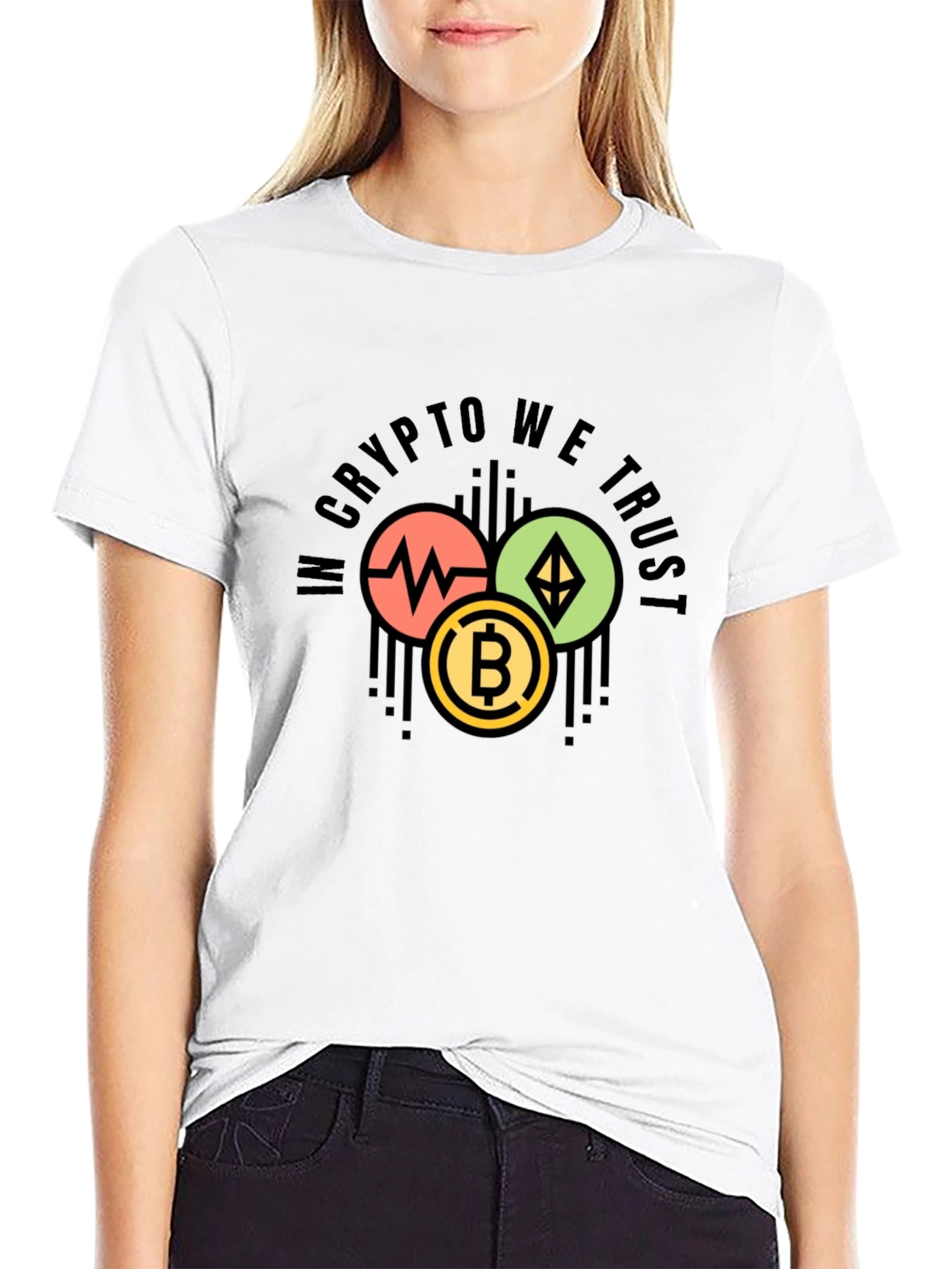 Crypto We Trust Graphic Tee - Black