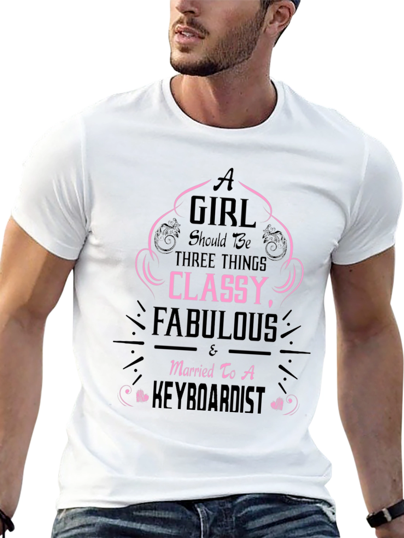 Classy Keyboardist Graphic Tee