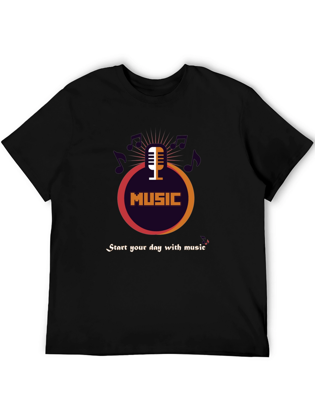 Music Lovers T-Shirt - Start Your Day With Music