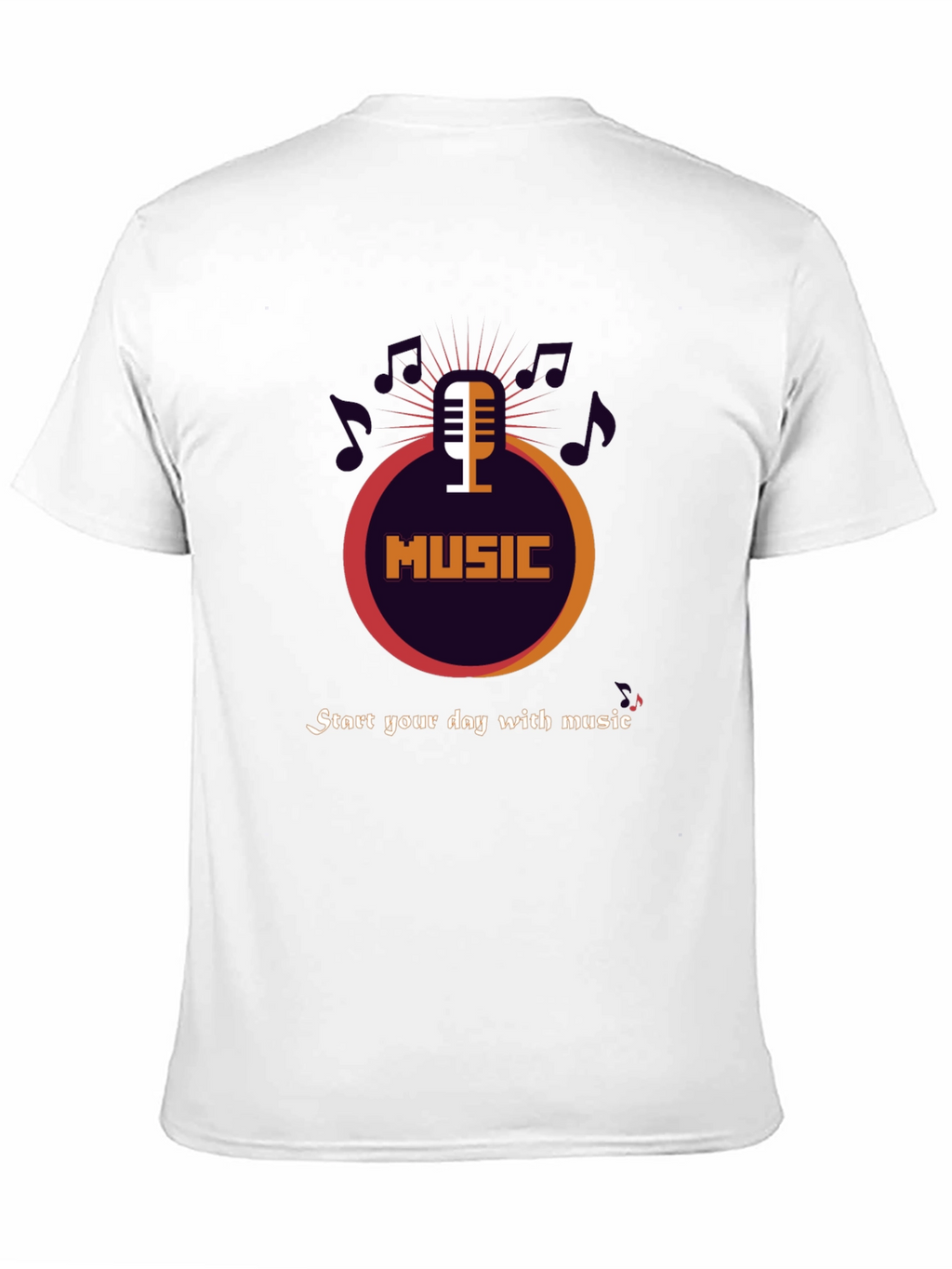 Music Lovers T-Shirt - Start Your Day With Music