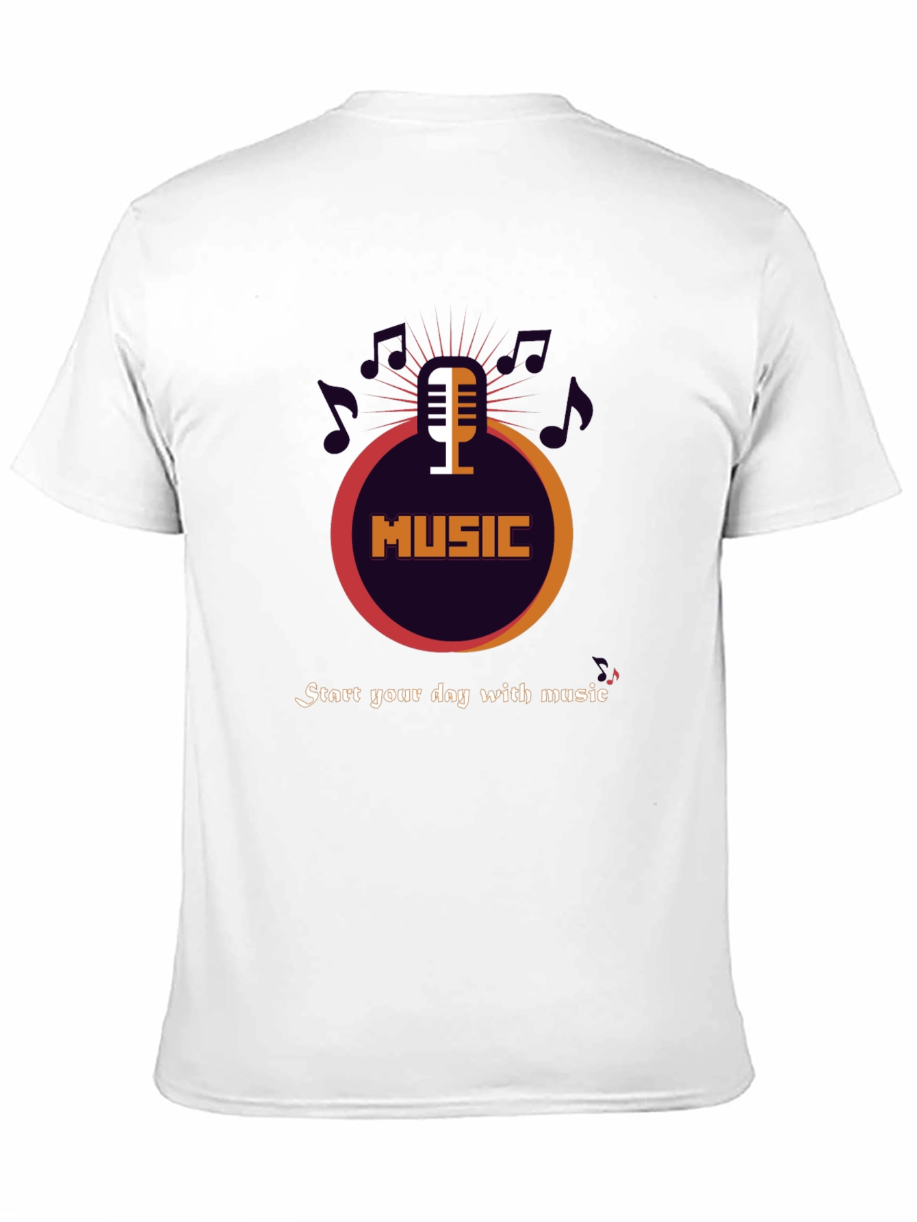 Music Lovers T-Shirt - Start Your Day With Music