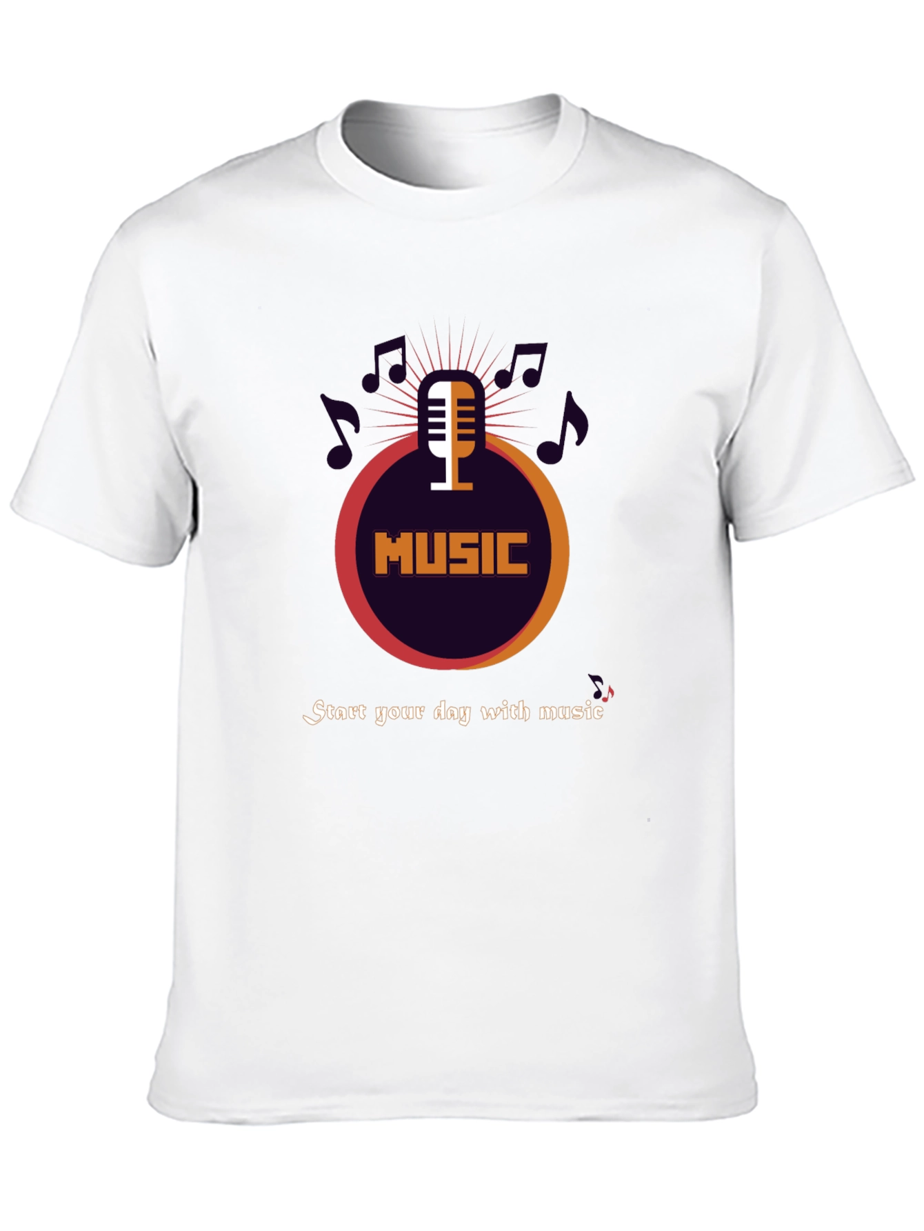 Music Lovers T-Shirt - Start Your Day With Music