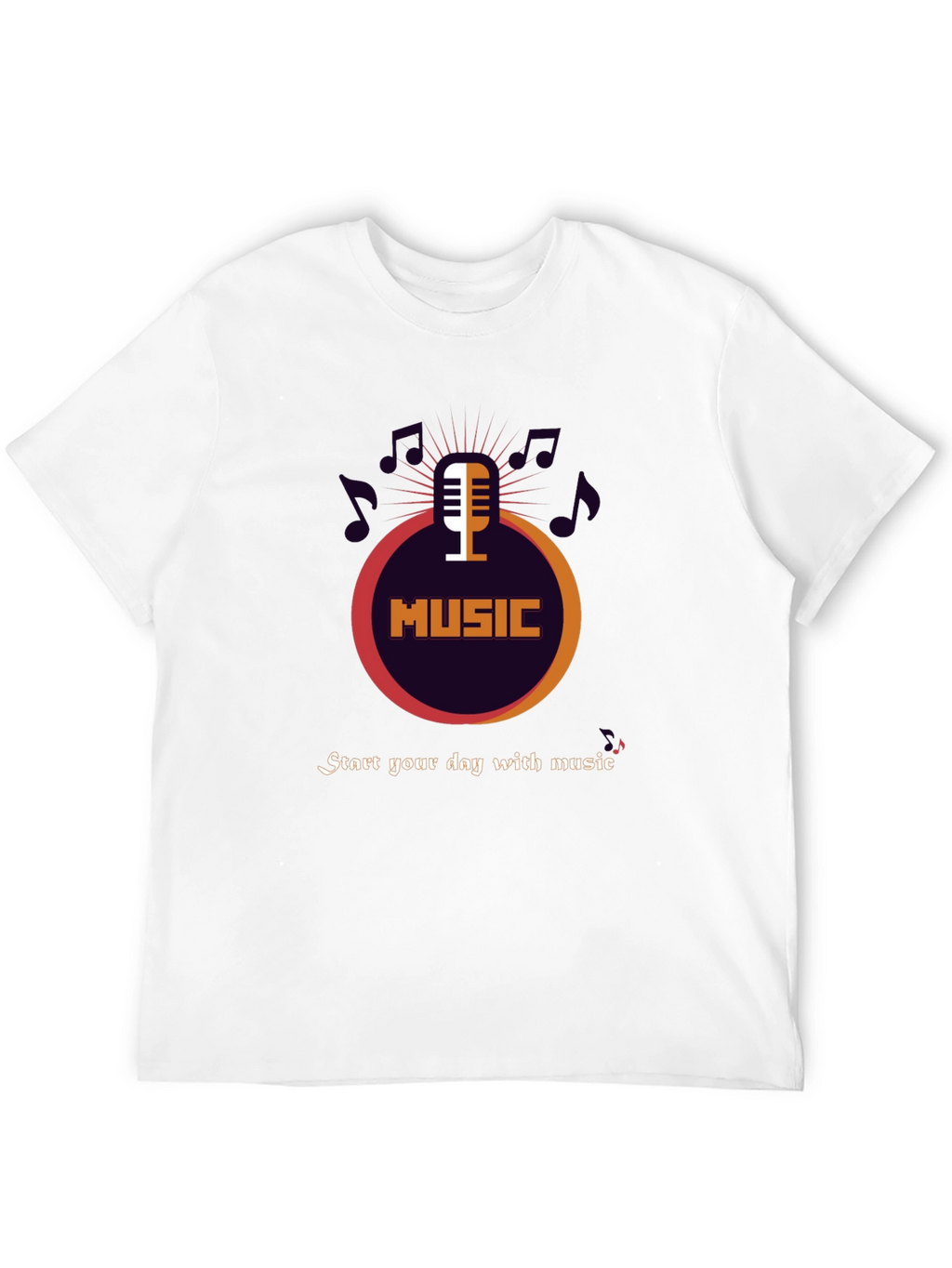 Music Lovers T-Shirt - Start Your Day With Music