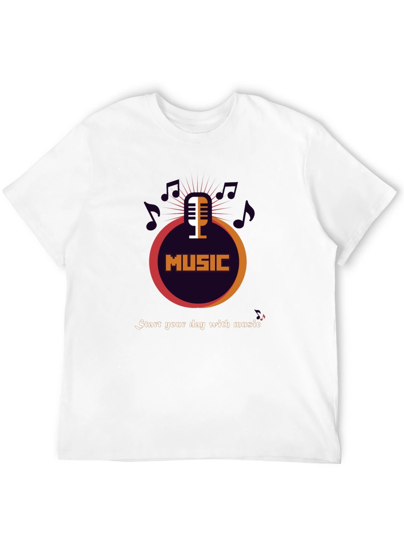 Music Lovers T-Shirt - Start Your Day With Music