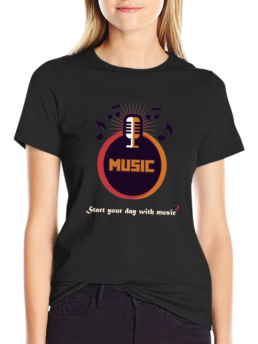 Music Lovers T-Shirt - Start Your Day With Music