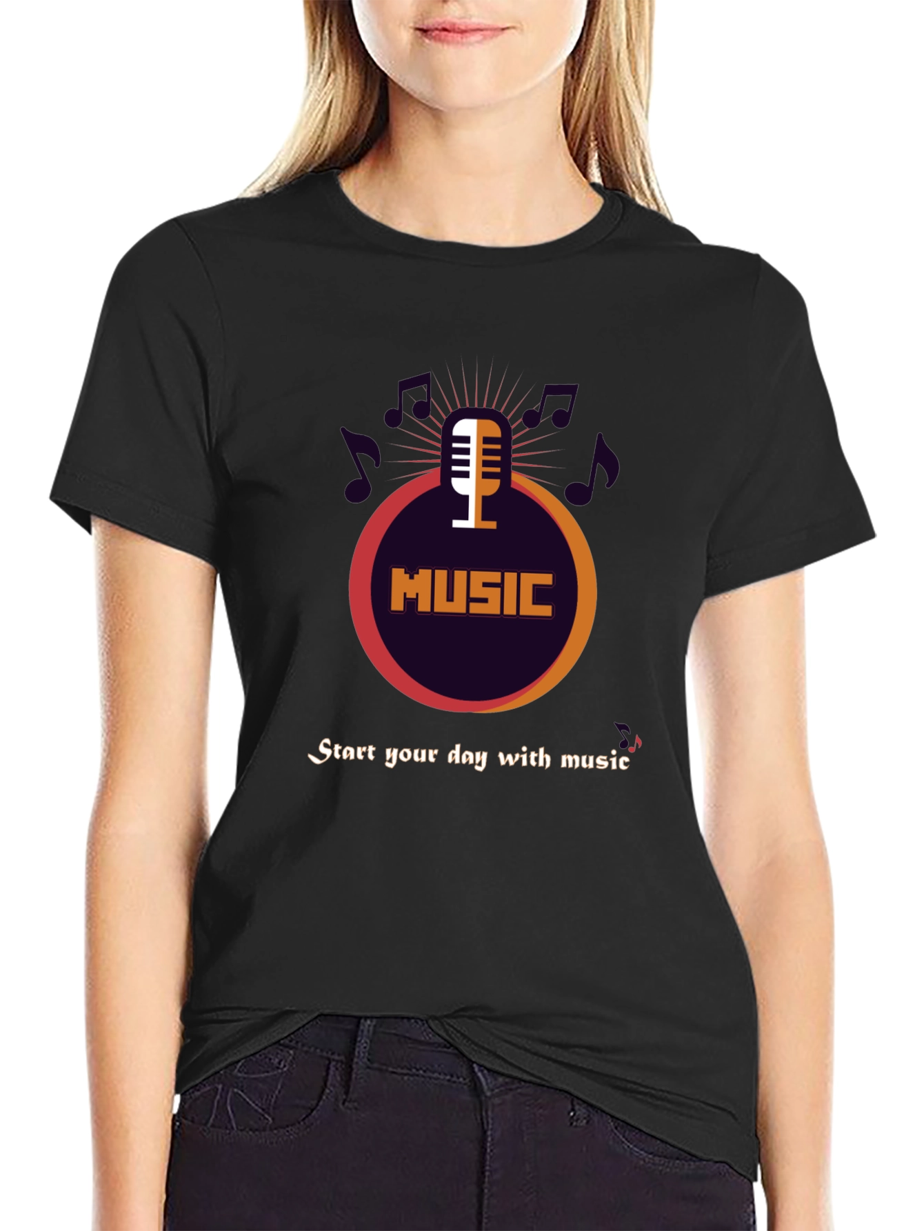 Music Lovers T-Shirt - Start Your Day With Music