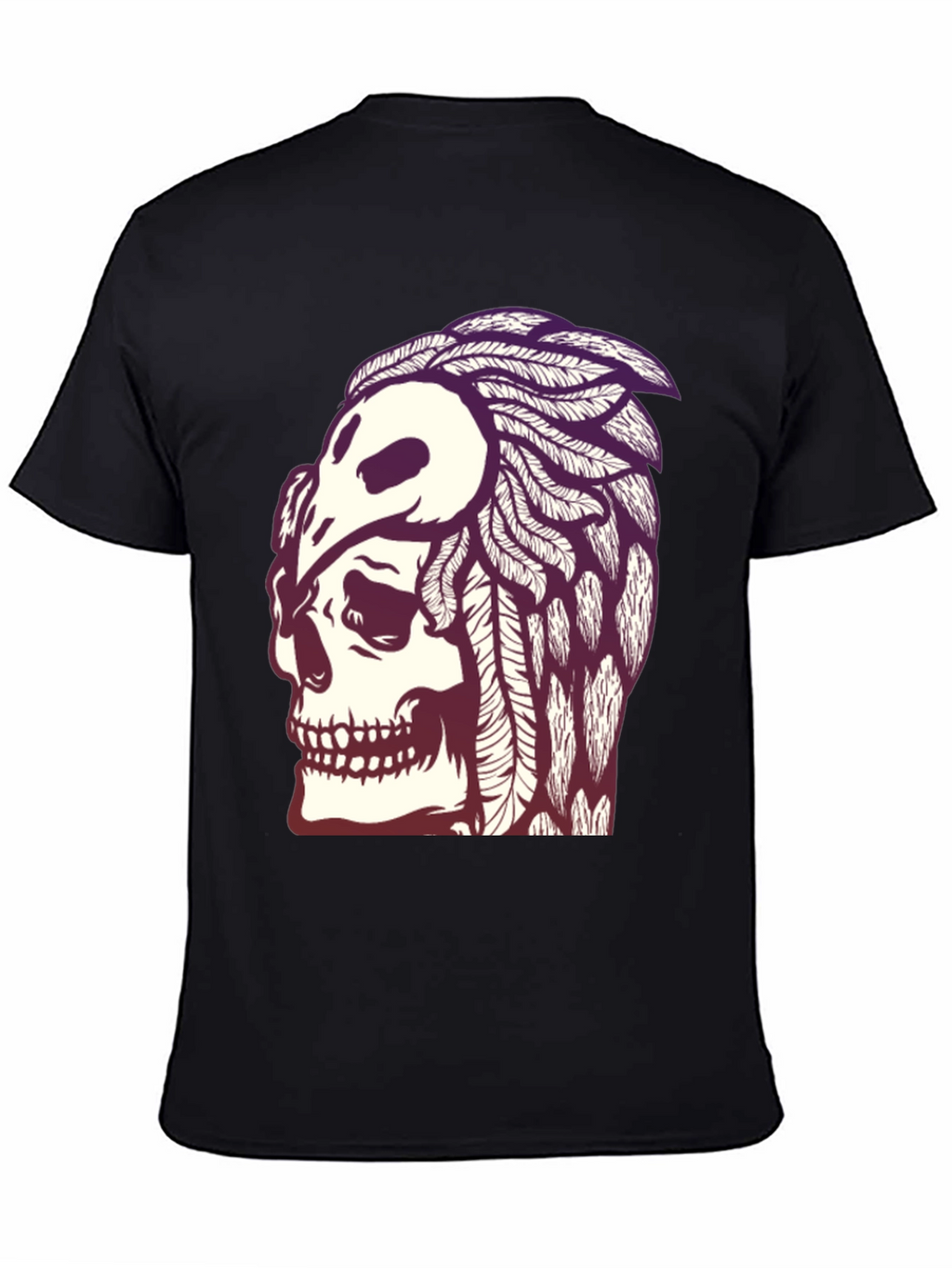 Skull & Crow T-Shirt - Gothic Graphic Tee