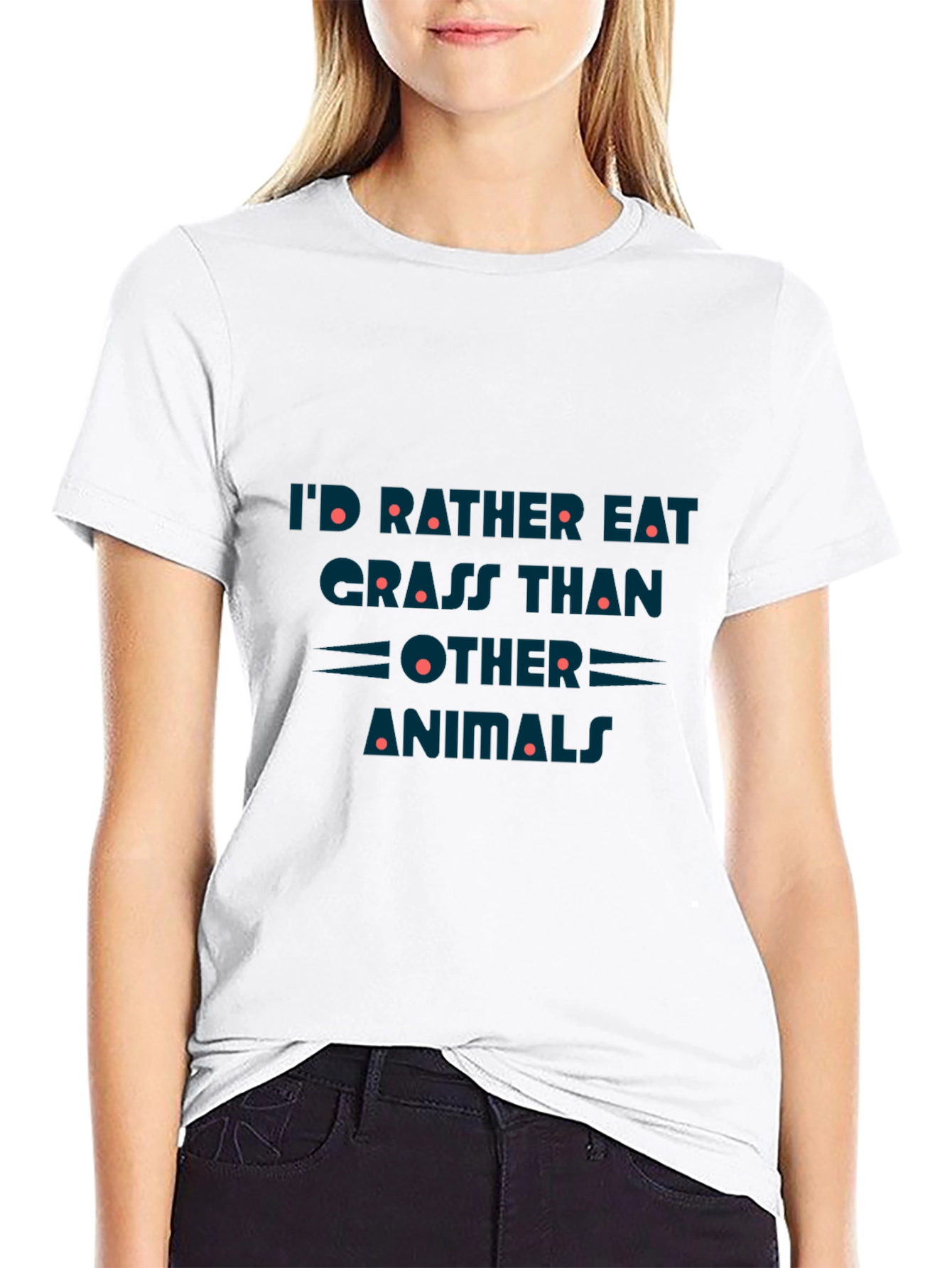Grass Eater Graphic Tee - Funny Vegan T-Shirt