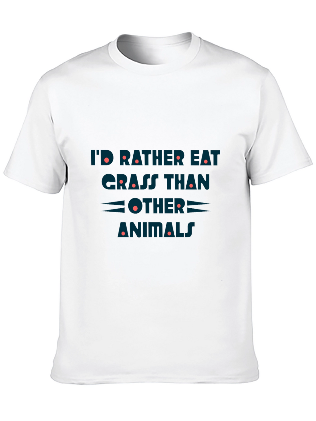 Grass Eater Graphic Tee - Funny Vegan T-Shirt