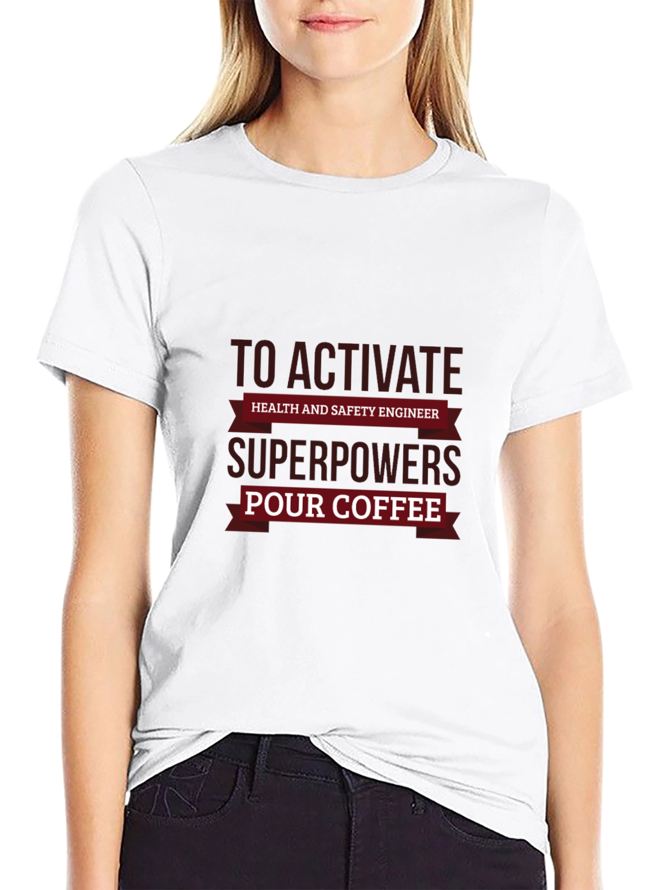 Health & Safety Engineer Superpowers Coffee T-Shirt