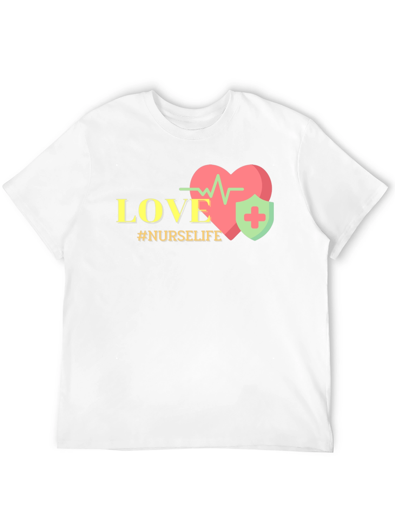 Nurse Life Love Heartbeat T-Shirt