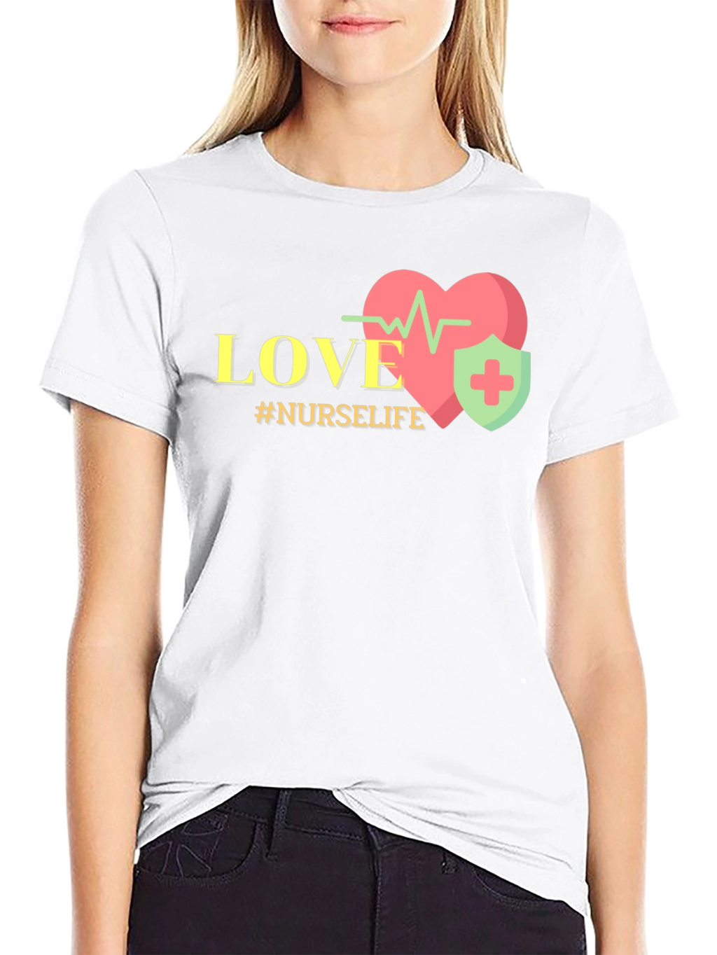 Nurse Life Love Heartbeat T-Shirt