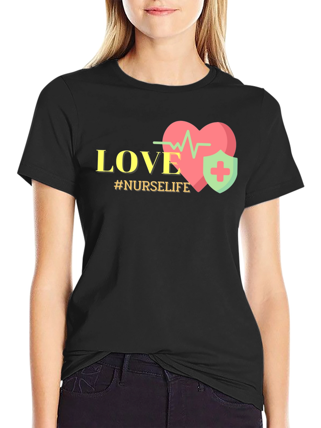 Nurse Life Love Heartbeat T-Shirt