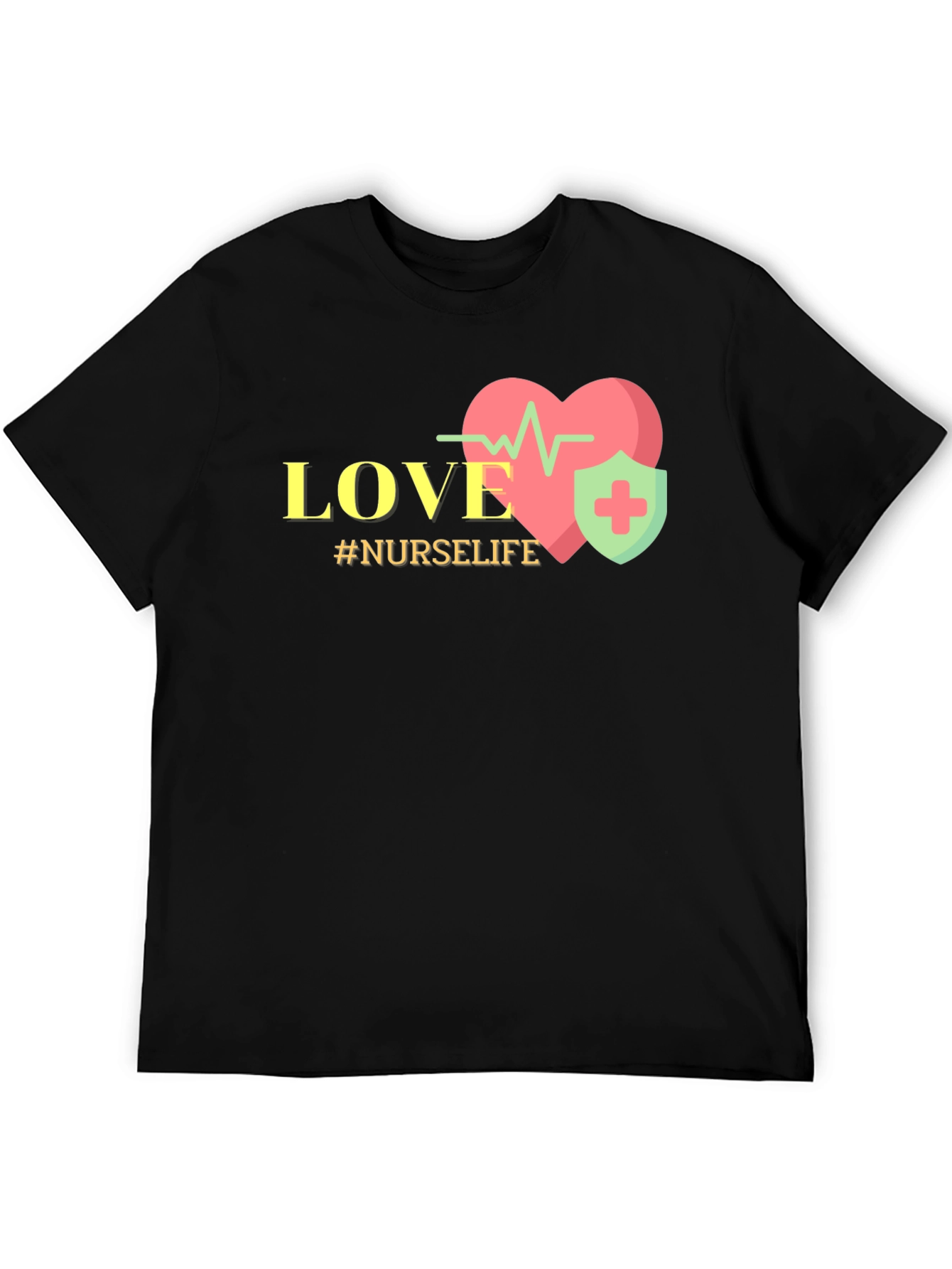 Nurse Life Love Heartbeat T-Shirt