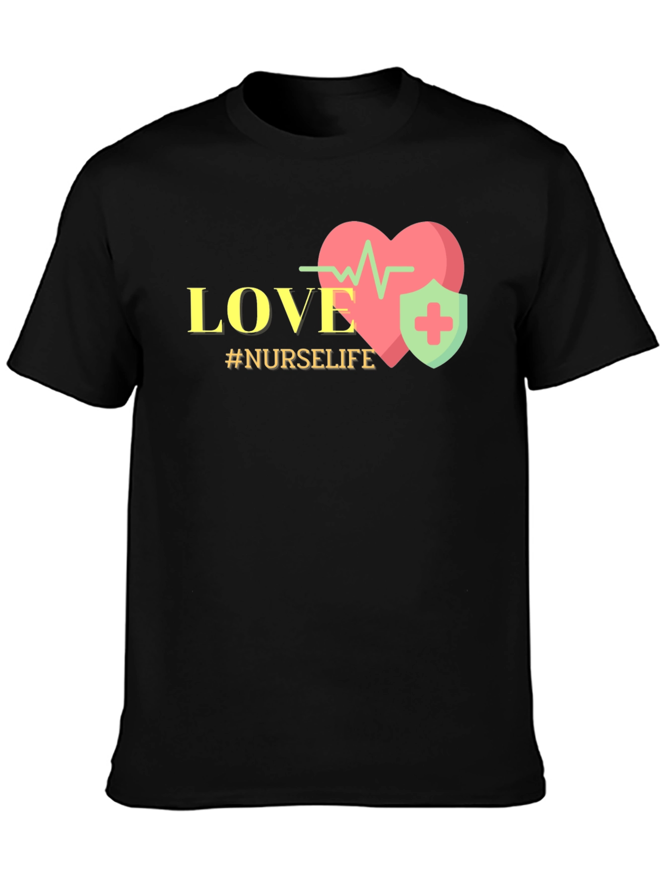Nurse Life Love Heartbeat T-Shirt