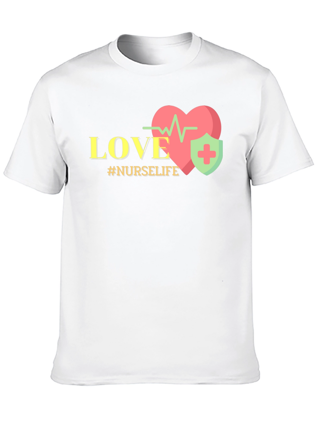 Nurse Life Love Heartbeat T-Shirt