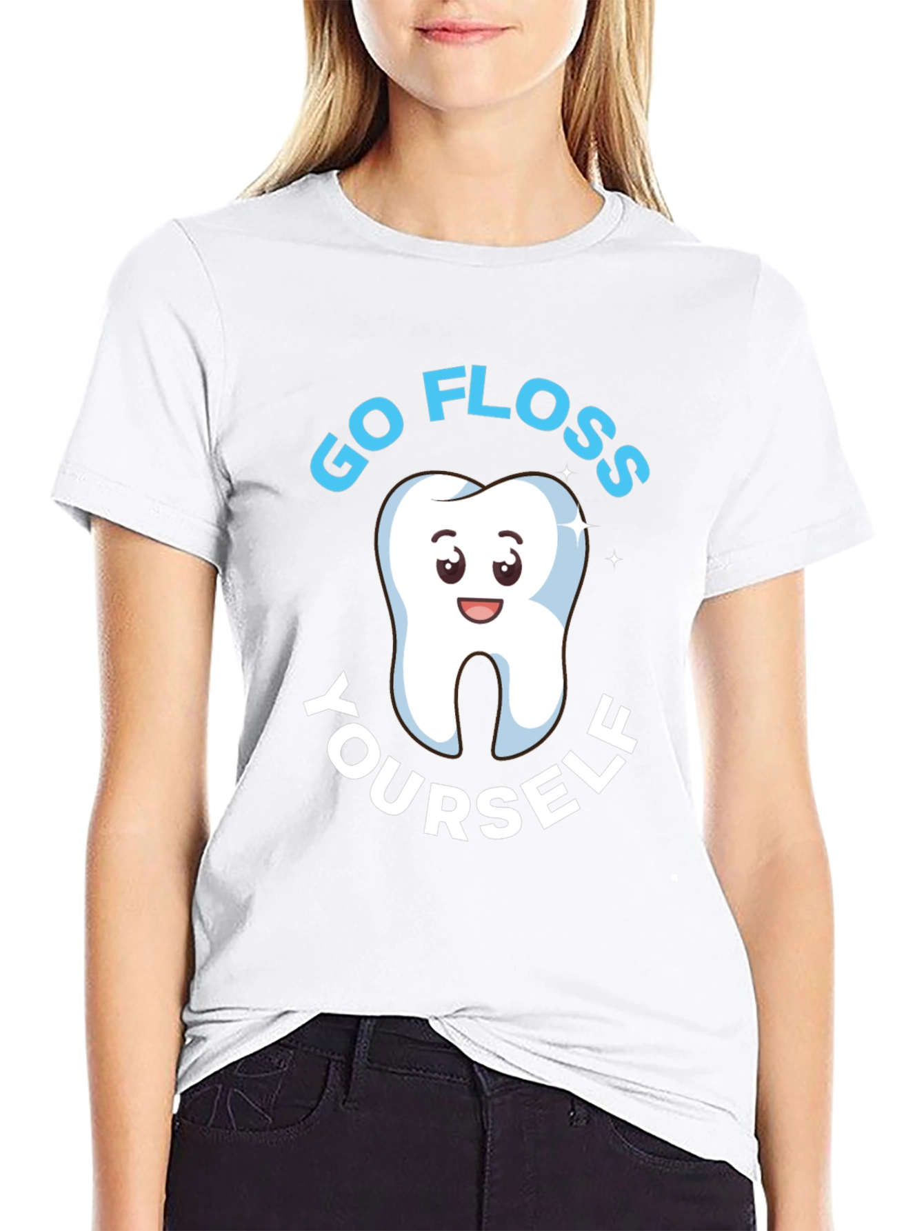 Go Floss Yourself Dental Humor T-Shirt