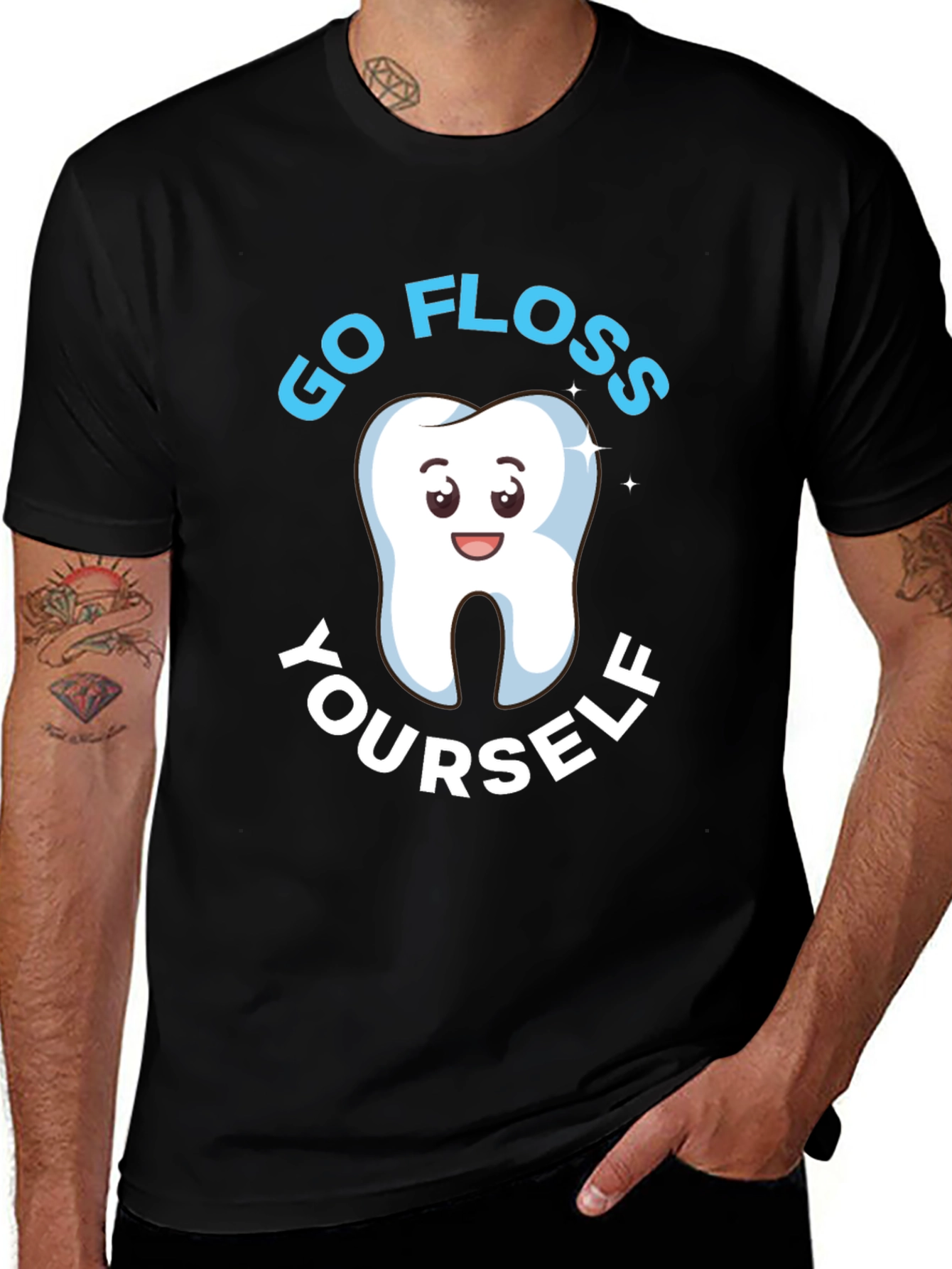 Go Floss Yourself Dental Humor T-Shirt