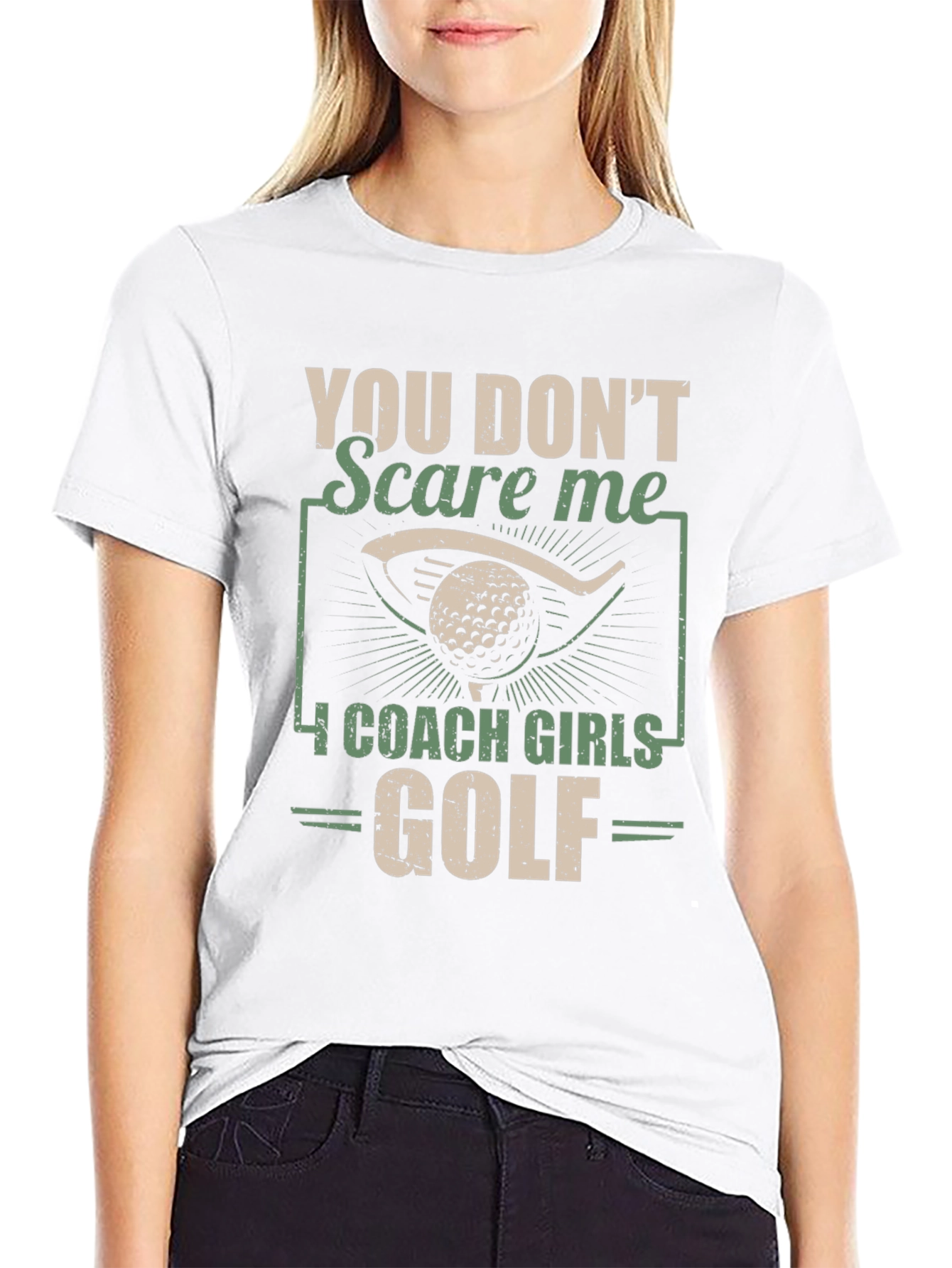Coach Girls Golf T-Shirt - Funny Golfer Tee