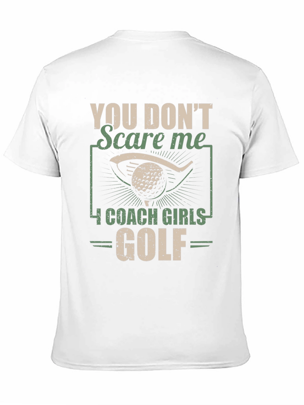Coach Girls Golf T-Shirt - Funny Golfer Tee