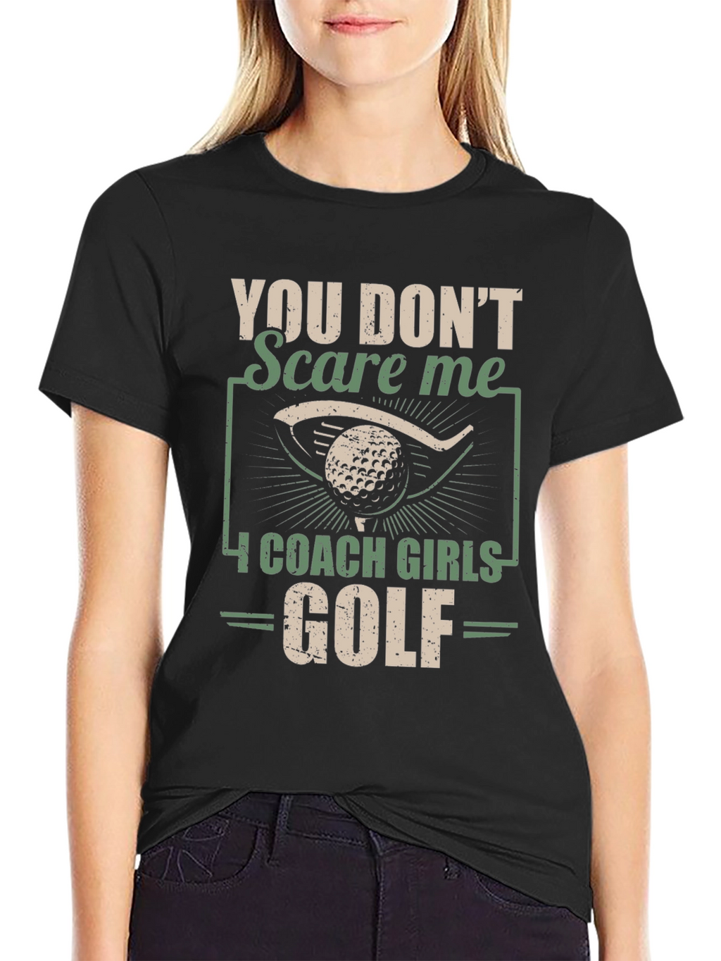 Coach Girls Golf T-Shirt - Funny Golfer Tee