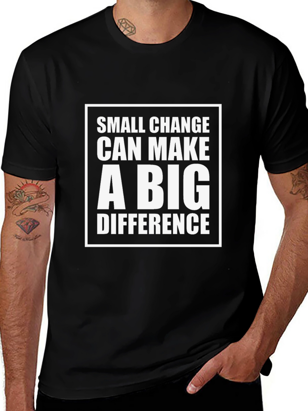 Small Change Big Difference Graphic Tee
