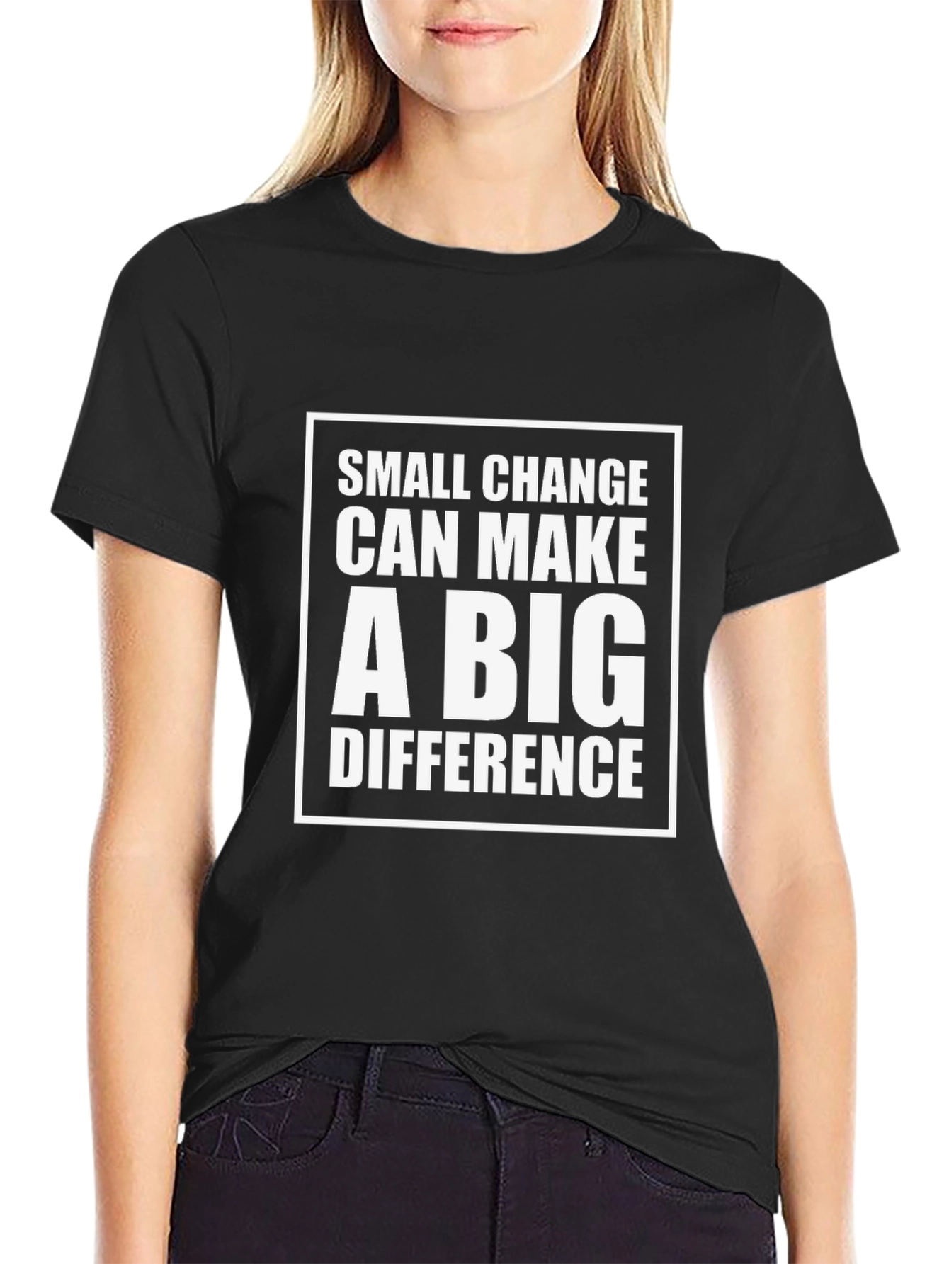 Small Change Big Difference Graphic Tee