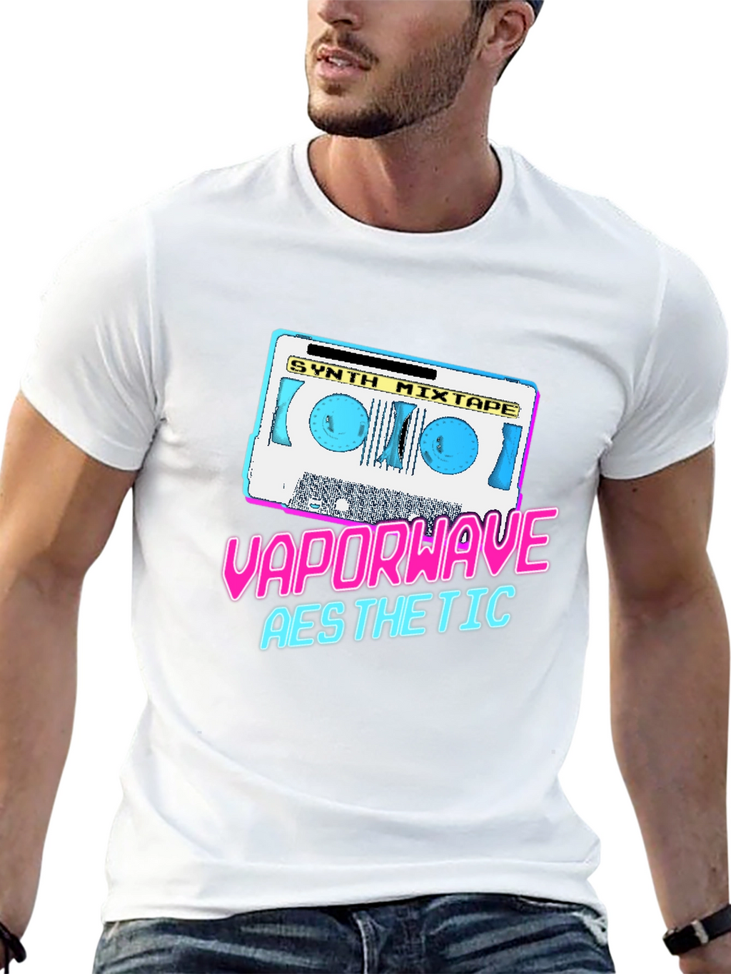 Vaporwave Aesthetic Synth Mixtape T-Shirt